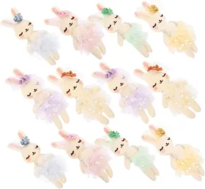 12pcs Adorable Bunny Stuffed Rabbit Dolls for Home Decor Versatile Use as Decorative Accessories Options for All Tastes