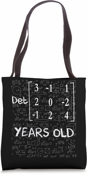 22nd birthday 22 years old With Matrix Determinant Math Geek Tote Bag