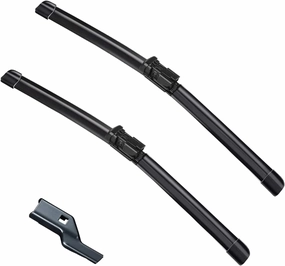 2 Factory Wiper Blades Replacement For VW Passat Jetta Touran Scirocco Eos Golf 5 Golf 6 Skoda Yeti Original Equipment Windshield Wiper Blade Set 24" 19" (Set of 2) Top Lock 19mm