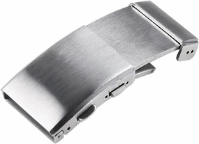 316L Solid Stainless Steel Watch Clasp 18/20/22mm Adjustable Folding Buckle Accessories Metal Button Diver Clasp