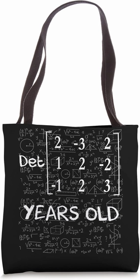 31st birthday 31 years old With Matrix Determinant Math Geek Tote Bag