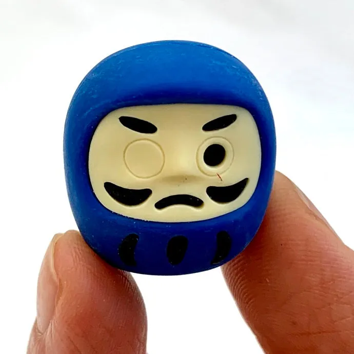 38319 IWAKO DARUMA ERASER CARD-10 CARDS