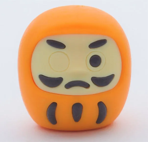 38319 IWAKO DARUMA ERASER CARD-10 CARDS