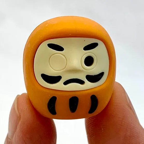 38319 IWAKO DARUMA ERASER CARD-10 CARDS