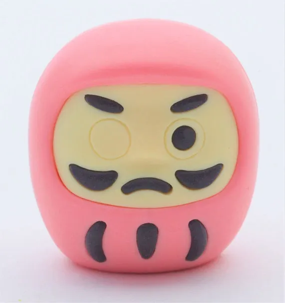 38319 IWAKO DARUMA ERASER CARD-10 CARDS