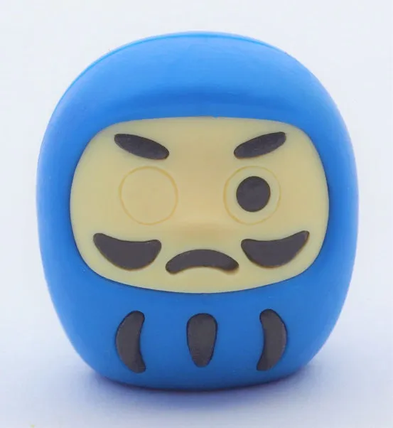 38319 IWAKO DARUMA ERASER CARD-10 CARDS
