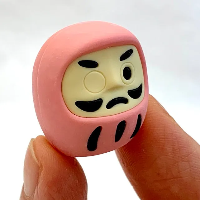 38319 IWAKO DARUMA ERASER CARD-10 CARDS