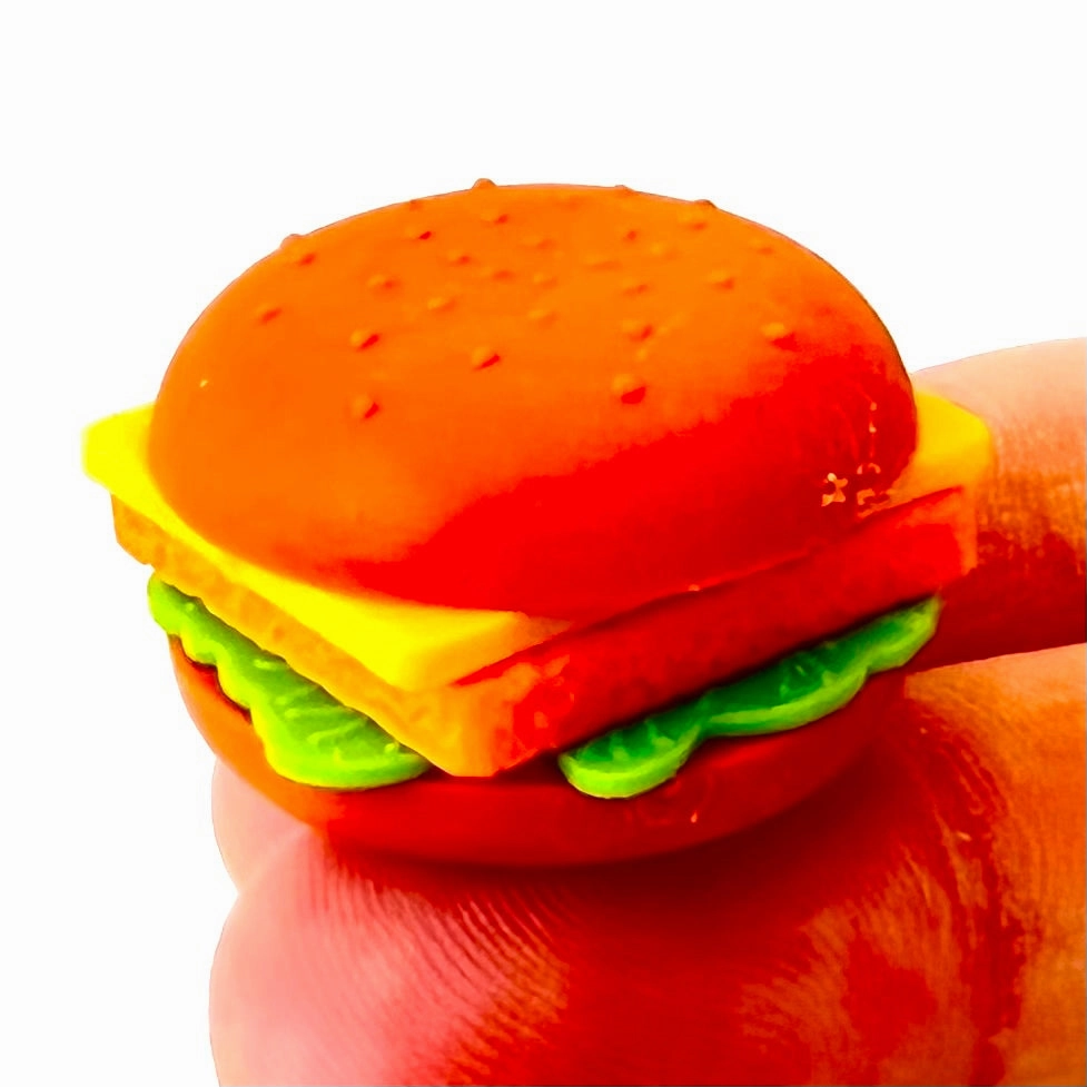 38331 IWAKO FAST FOOD ERASER CARD-10 CARDS
