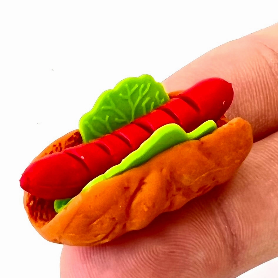 38331 IWAKO FAST FOOD ERASER CARD-10 CARDS