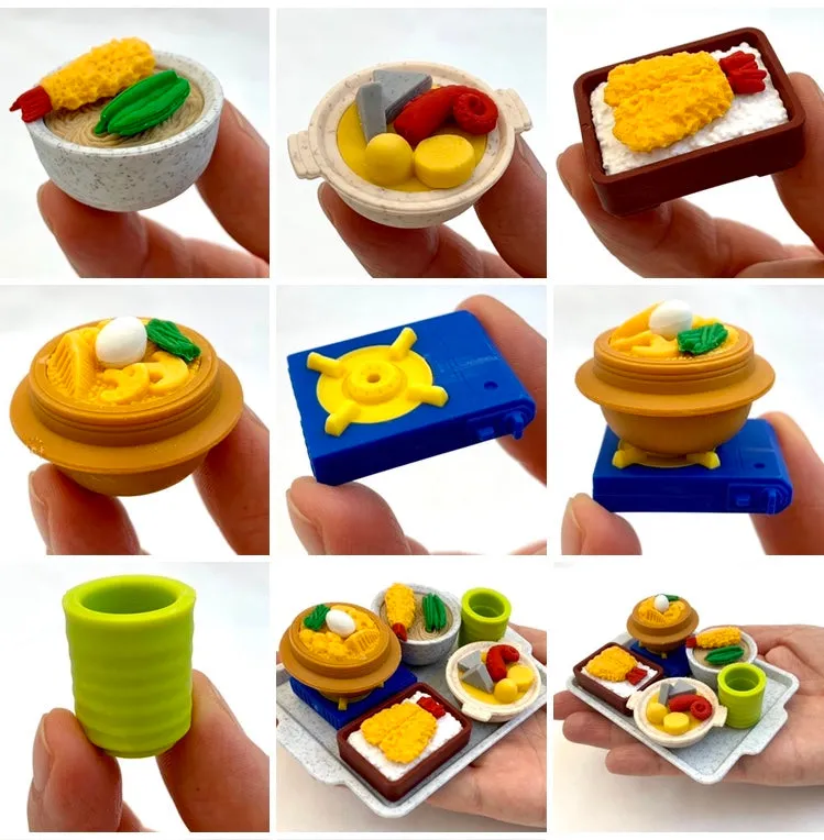 383361 IWAKO JAPANESE FOOD BOARD ERASER CARD-SINGLE