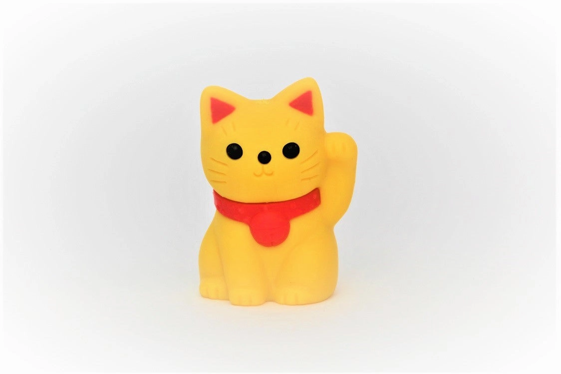 38346 IWAKO DOLL AND CAT ERASER CARD-10 CARDS