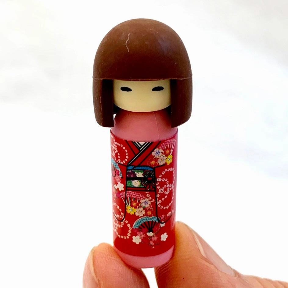 38346 IWAKO DOLL AND CAT ERASER CARD-10 CARDS