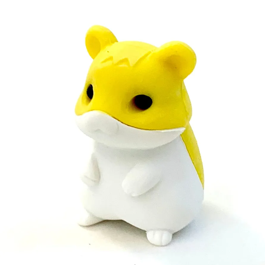 383491 IWAKO KAWAII ANIMAL ERASER CARD-SINGLE
