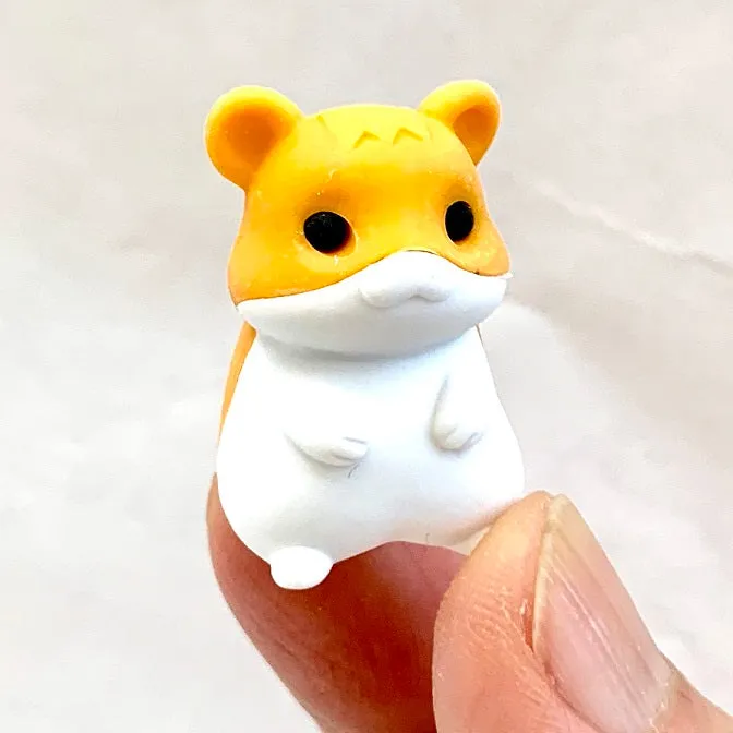 383491 IWAKO KAWAII ANIMAL ERASER CARD-SINGLE