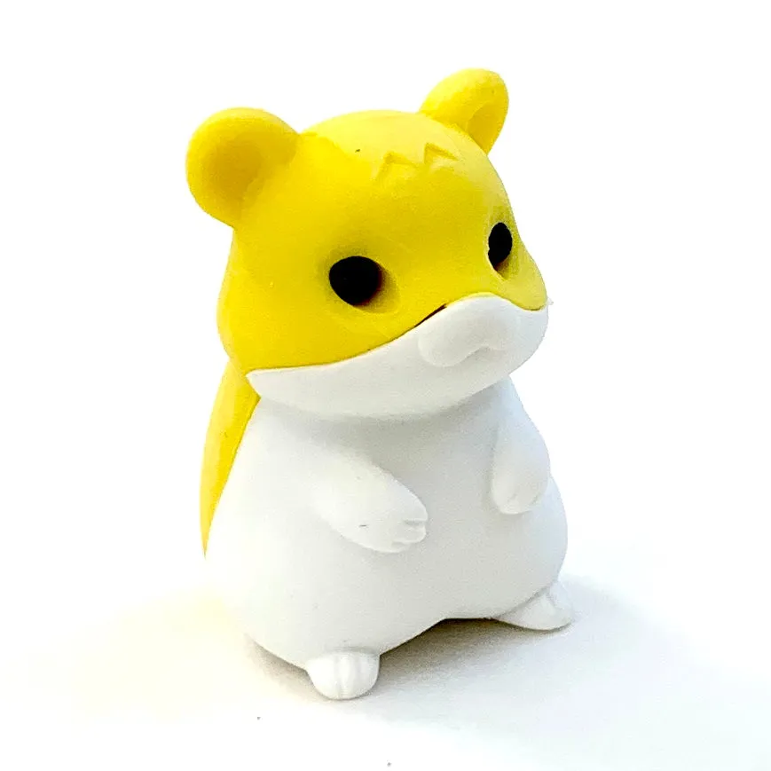 383491 IWAKO KAWAII ANIMAL ERASER CARD-SINGLE