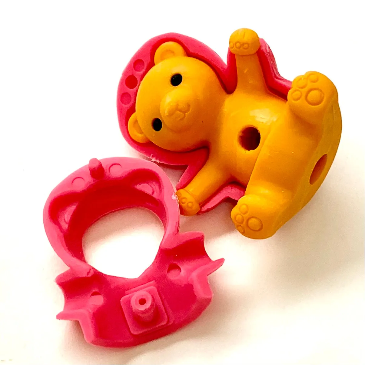 383491 IWAKO KAWAII ANIMAL ERASER CARD-SINGLE