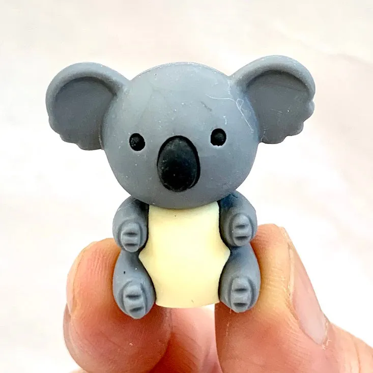 383491 IWAKO KAWAII ANIMAL ERASER CARD-SINGLE