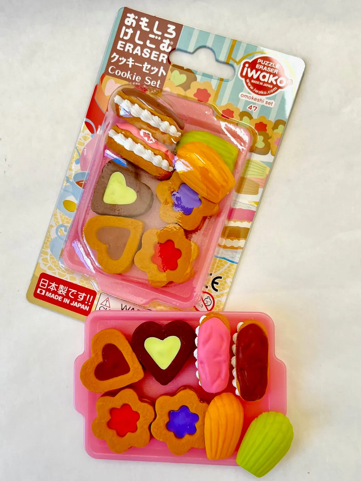 383741 COOKIES ERASER CARD-SINGLE