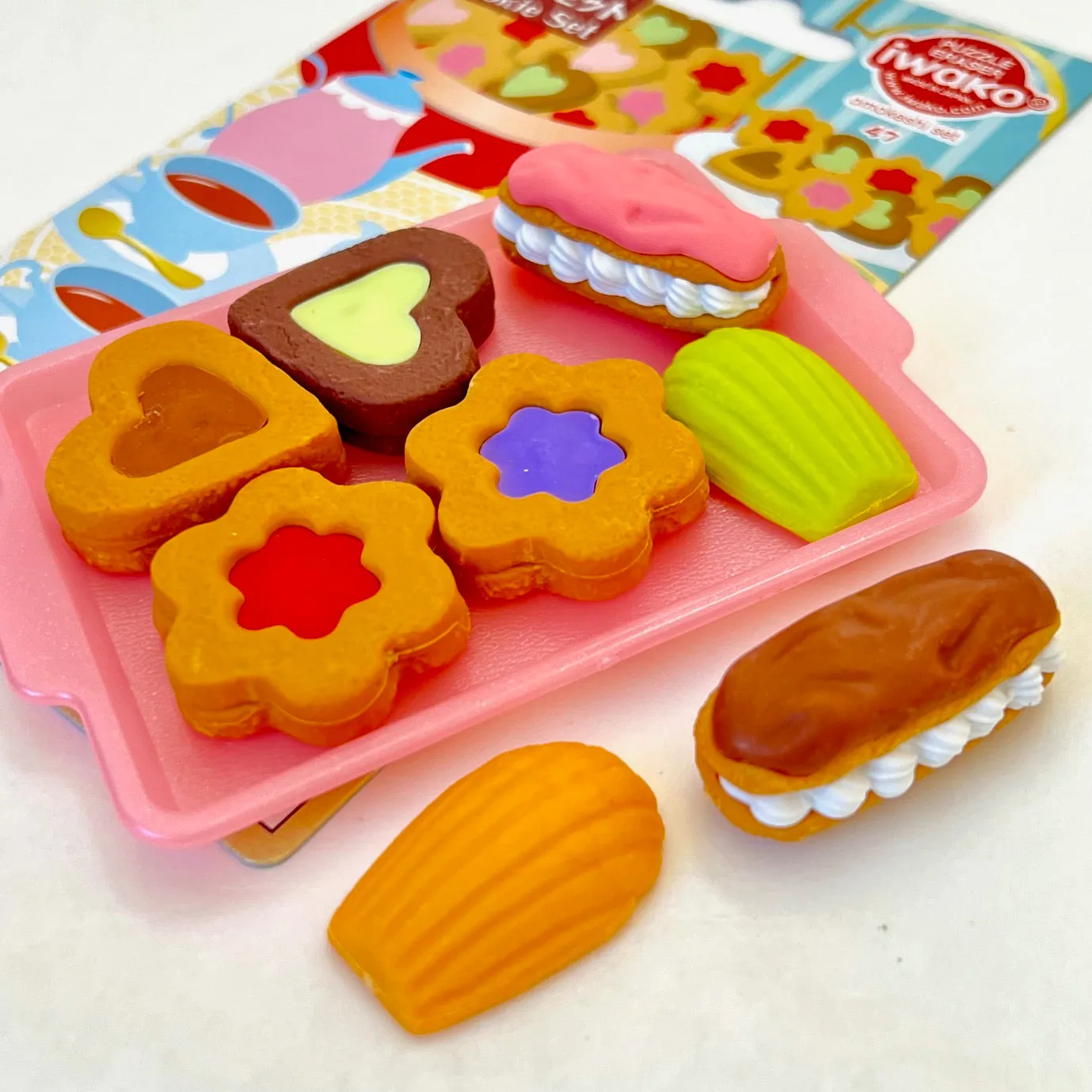 383741 COOKIES ERASER CARD-SINGLE