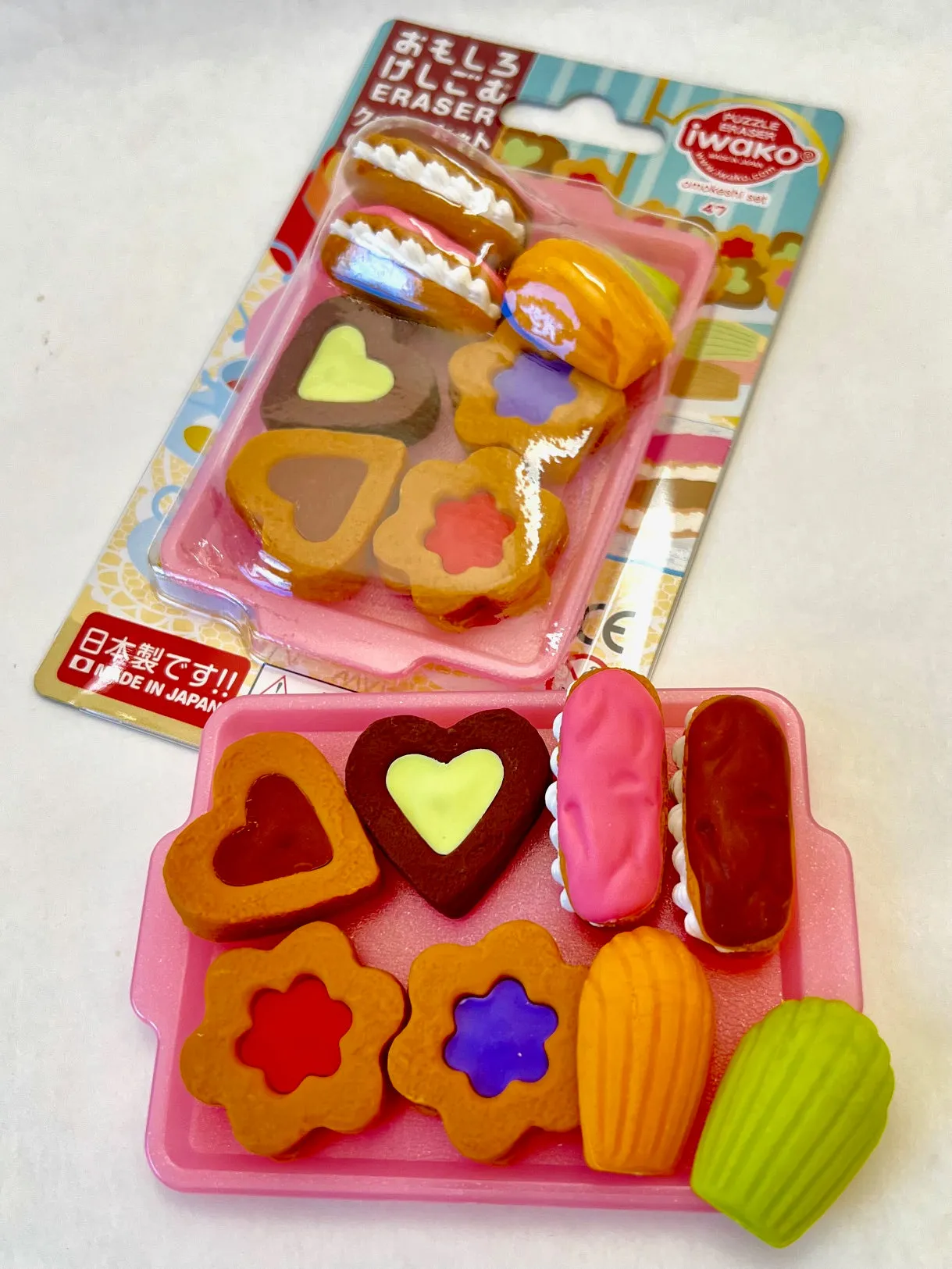 383741 COOKIES ERASER CARD-SINGLE