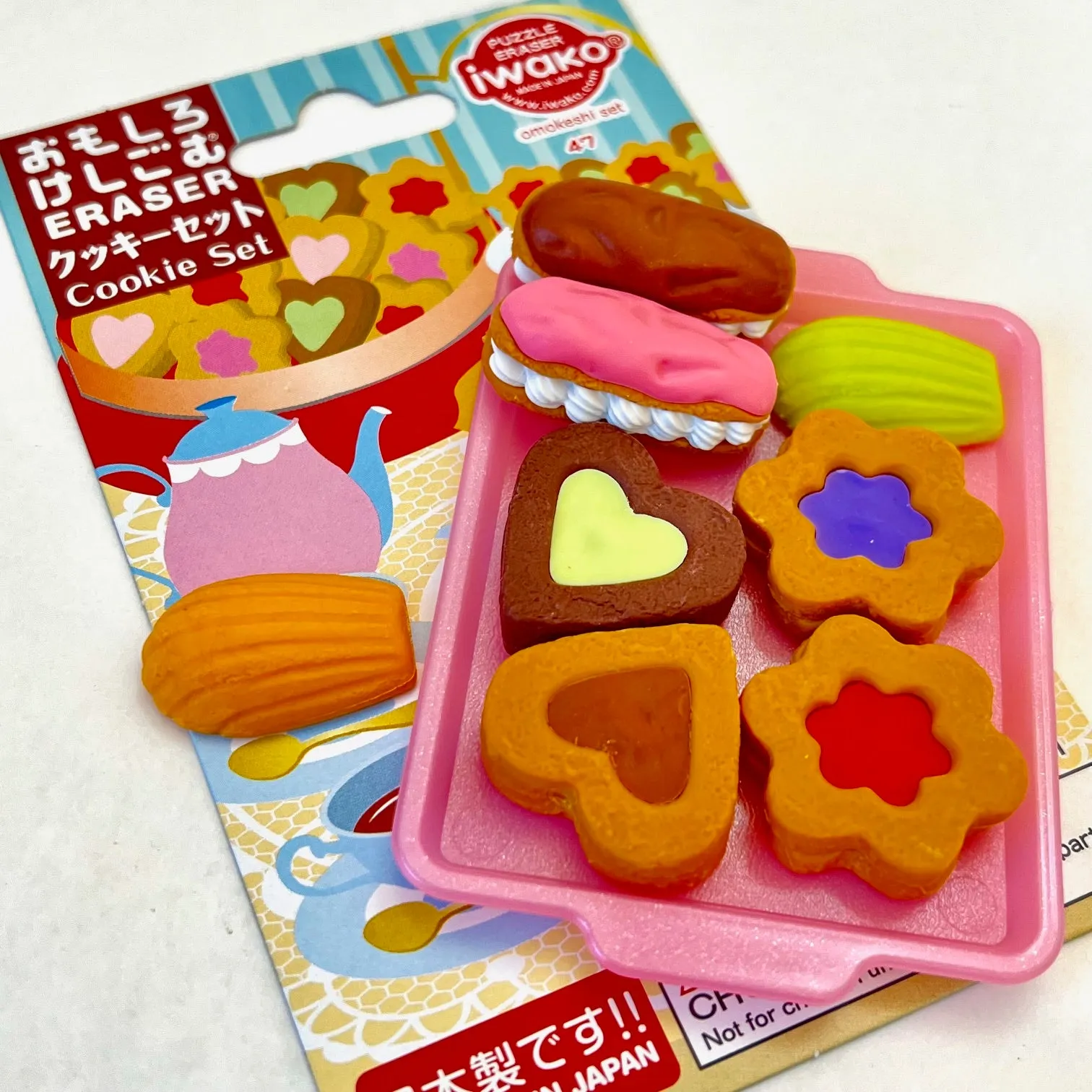 383741 COOKIES ERASER CARD-SINGLE