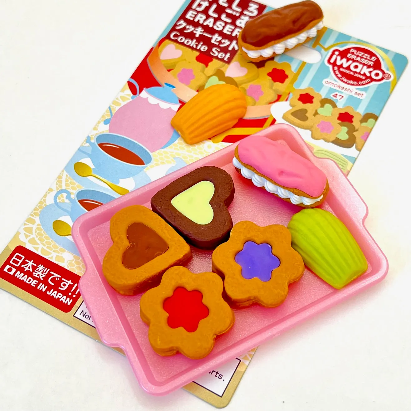 383741 COOKIES ERASER CARD-SINGLE