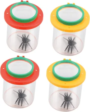 4pcs Magnifying Viewer Lightweight Science Exploration Tool for Educational for Boys and Encourages and Outdoor Adventures