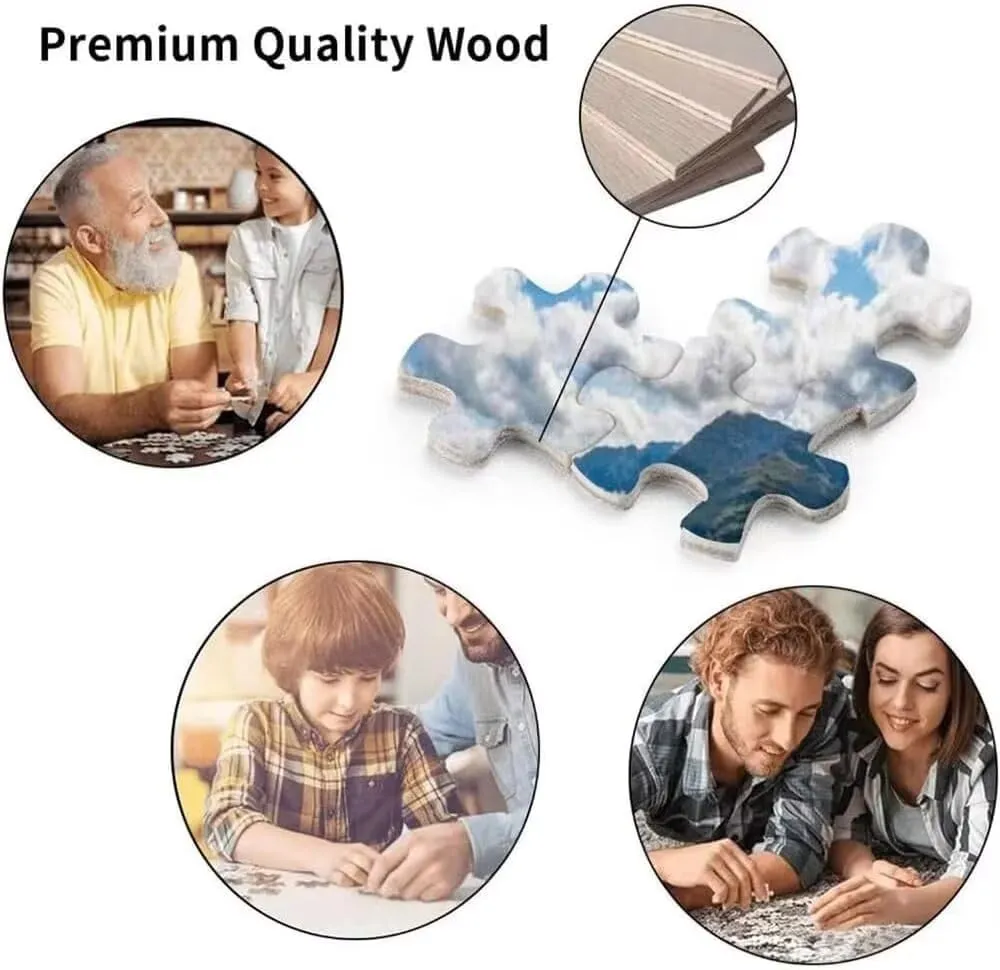 500 Piece Jigsaw Puzzle for Adults Bass Fish Dragonfly Sunset Challenging and Dynamic Puzzle Game for Adults Fishermen Wall Decor Gift Family Game Night Fun