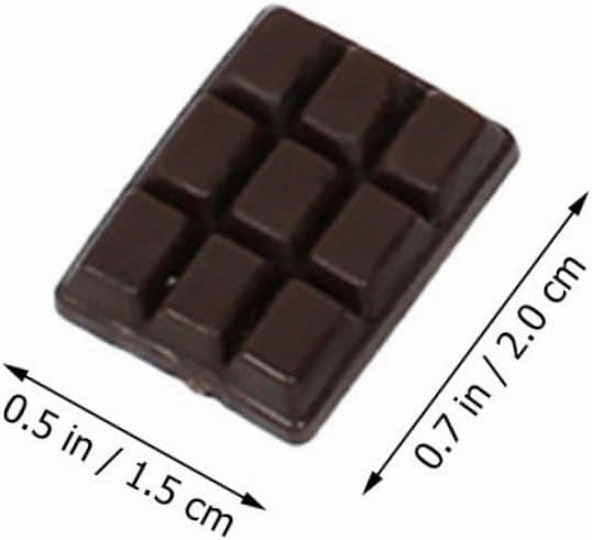 5sets Miniature Chocolates Model Chocolates Prop for Doll House Unique Decorative Props 30pcs*5