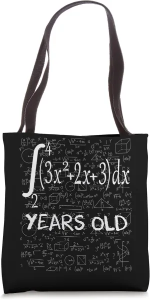 74th birthday 74 years old funny math geek integral calculus Tote Bag