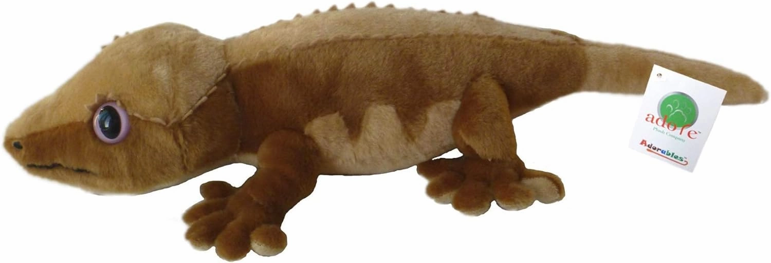 Adore 19" Lashes The Crested Gecko Stuffed Animal Plush Toy