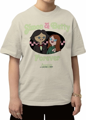 Adventure Time Simon & Betty Forever Cartoon Casual Adult Unisex Men's & Women's Short Sleeve T-Shirt