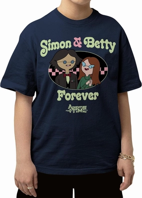 Adventure Time Simon & Betty Forever Cartoon Casual Adult Unisex Men's & Women's Short Sleeve T-Shirt
