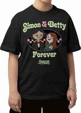 Adventure Time Simon & Betty Forever Cartoon Casual Adult Unisex Men's & Women's Short Sleeve T-Shirt