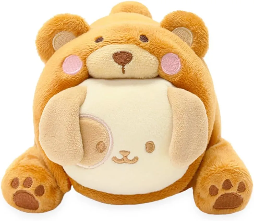 Anirollz Stuffed Animal Plush Toy Fall Animals Bear Puppiroll Small Outfitz Plush Doll | Soft, Squishy, Warm, Cute, Comfort, Safe Birthday Gift Kawaii