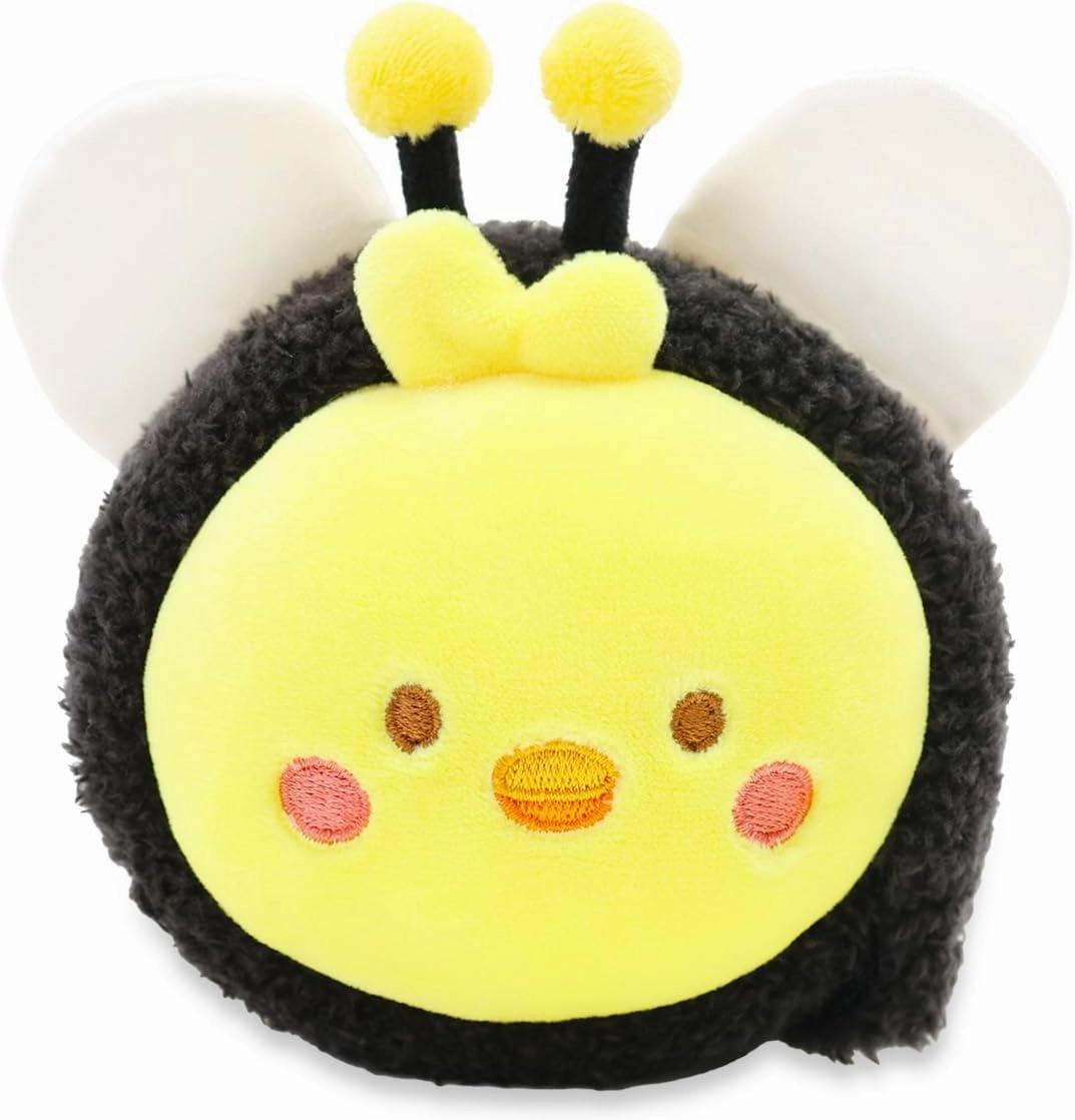 Anirollz Stuffed Animal Plush Toy – 6" Small Spring Outfitz Plush Doll | Soft, Squishy, Warm, Cute, Comfort, Safe | Birthday Gift Pillow with Chick in Bumblebee Chickiroll