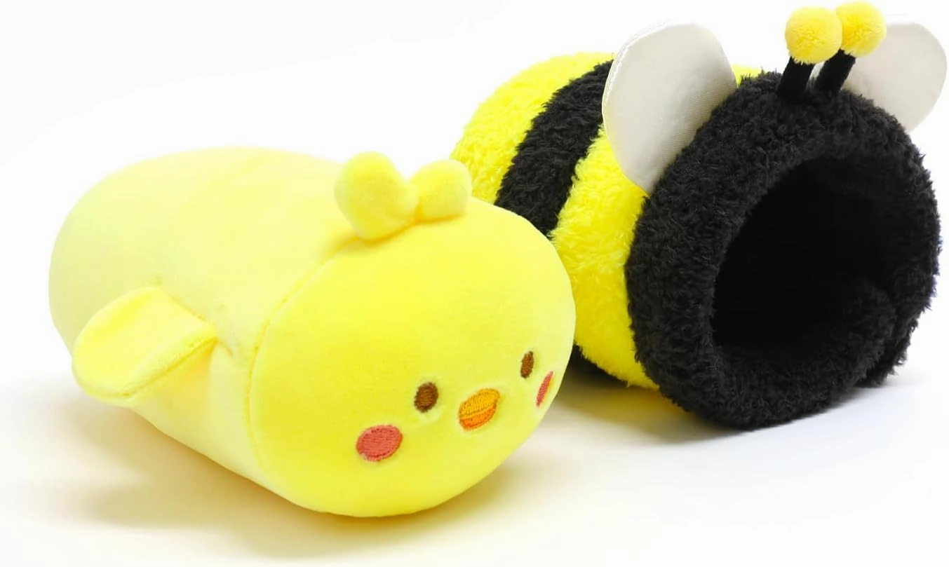 Anirollz Stuffed Animal Plush Toy – 6" Small Spring Outfitz Plush Doll | Soft, Squishy, Warm, Cute, Comfort, Safe | Birthday Gift Pillow with Chick in Bumblebee Chickiroll