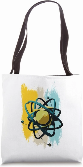 Atomic Nucleus, Physics, Science Tote Bag
