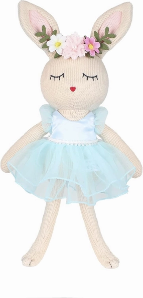 Ballerina Doll Handmade Stuffed Animal Bunny Stuffed Animal Bunny Plush Animal Doll, Plush Toy Bunny Stuffed Animals for Girls Easter Stuffed Animal on Birthday Christmas Easter