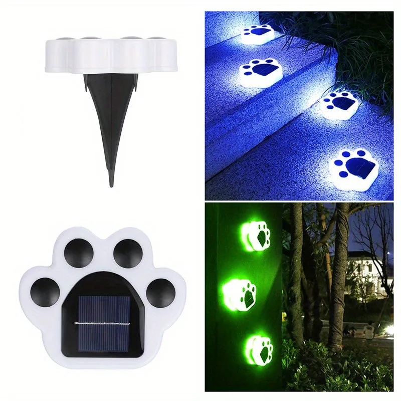Bear Paw Solar Garden Lights
