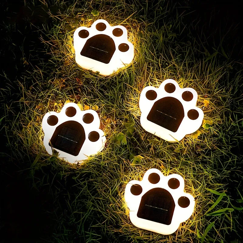 Bear Paw Solar Garden Lights