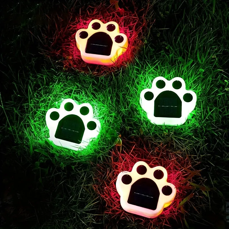 Bear Paw Solar Garden Lights