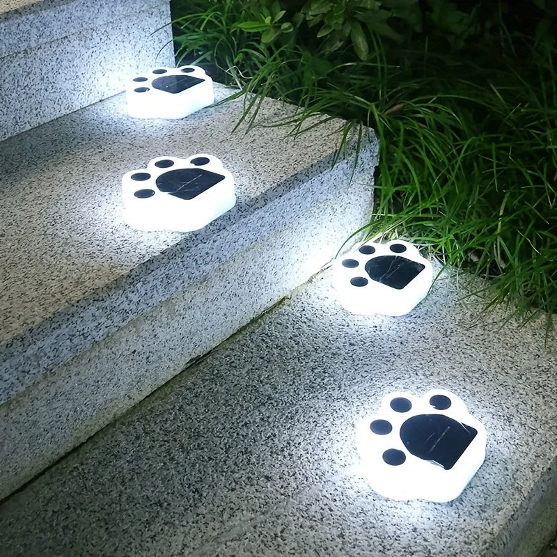 Bear Paw Solar Garden Lights