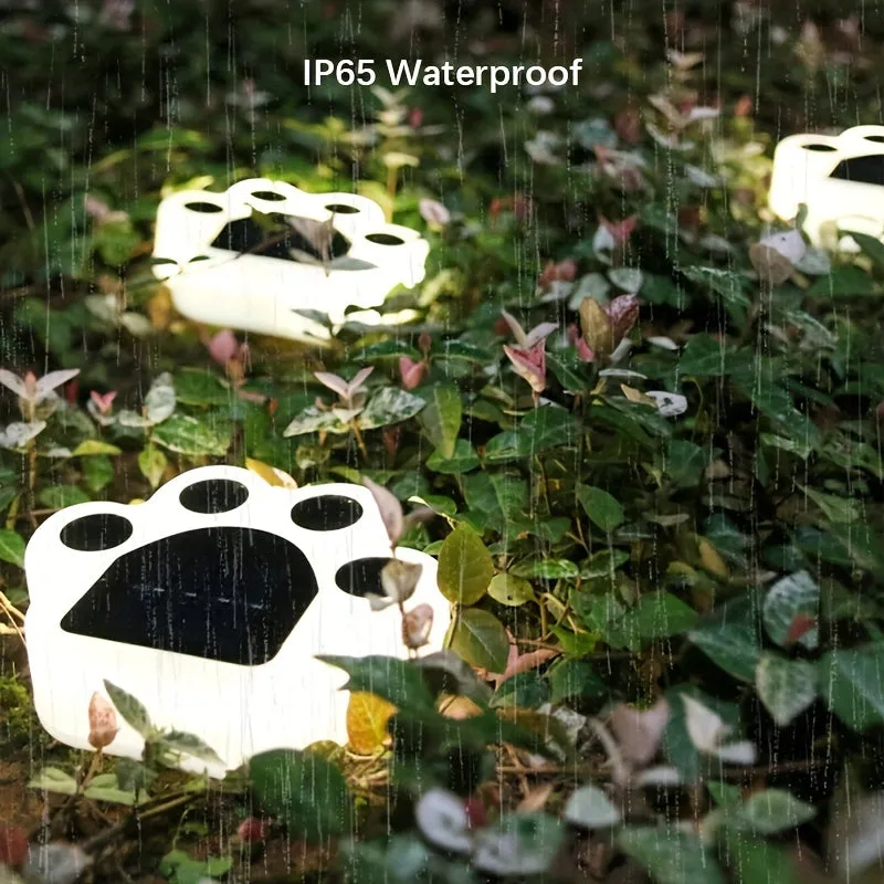 Bear Paw Solar Garden Lights