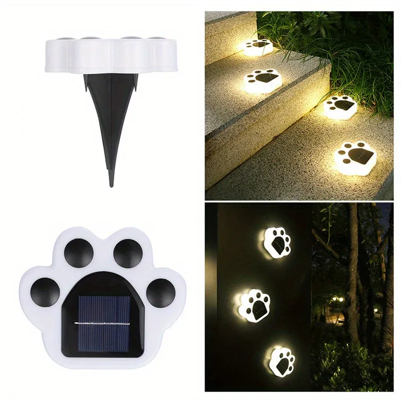 Bear Paw Solar Garden Lights