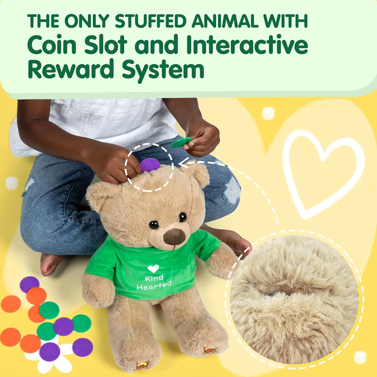Bene Bear – Teddy Stuffed Animal Book and Plush Set Promoting Kindness, Respect, and Empathy, Encourages Social Emotional Learning with a Meaningful Purpose for Children