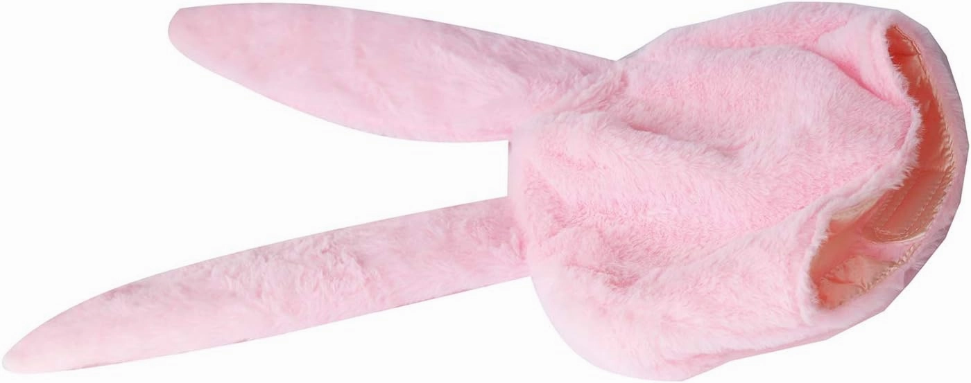 Bestjybt Plush Funny Bunny Rabbit Ears Hood Women Costume Party Hats for Cosplay Halloween