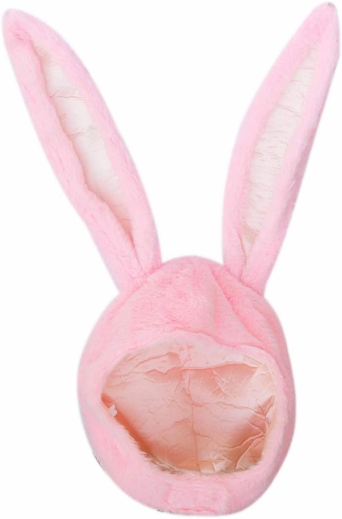 Bestjybt Plush Funny Bunny Rabbit Ears Hood Women Costume Party Hats for Cosplay Halloween
