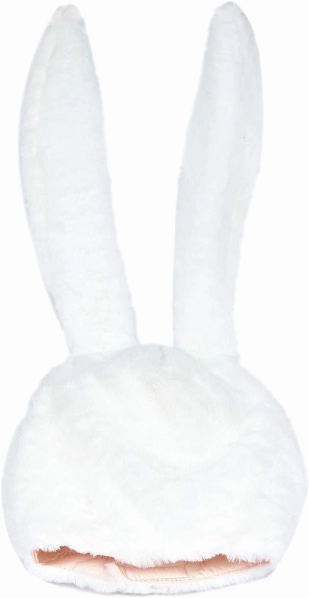 Bestjybt Plush Funny Bunny Rabbit Ears Hood Women Costume Party Hats for Cosplay Halloween