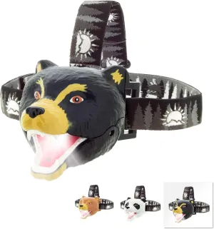 Big Discoveries Bear LED Headlamp - Bear Headlamps for Kids | Multiple Styles Available | Animal Toy Head Lamp Flashlight for Boys, Girls, or Adults | Head Light for Camping, Hiking, Party, or Reading